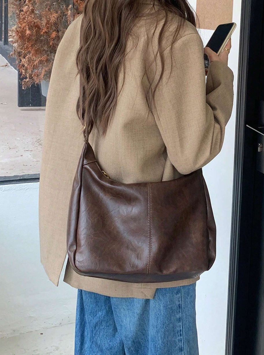 Sac à main bandoulière marron