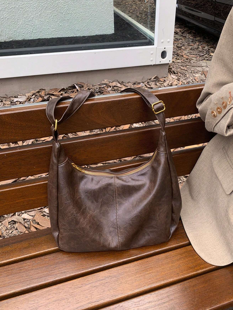 Sac à main bandoulière marron
