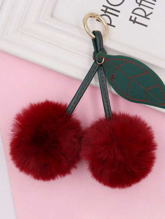 The cherry cult collection : Soft Charm with cherries and their leafs - Kamuxury