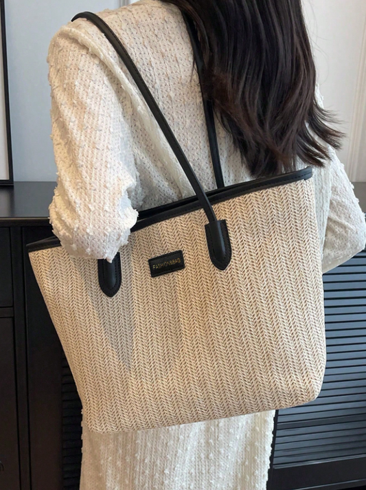 Santorini beach bag