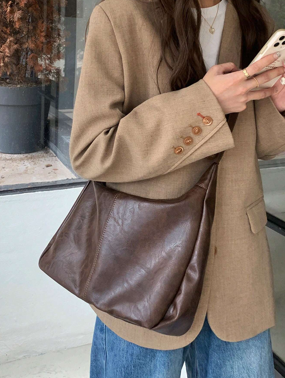 Sac à main bandoulière marron