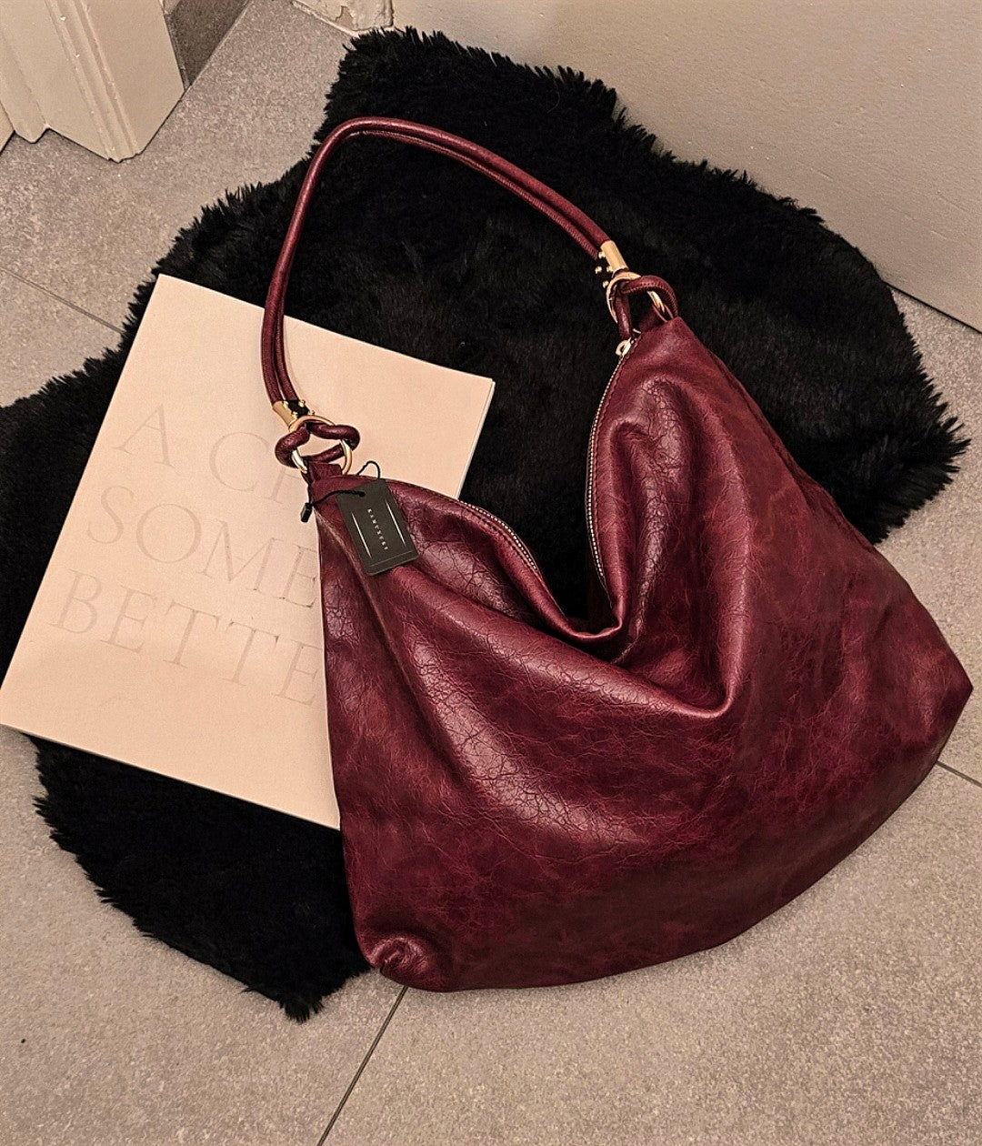 Cherry vintage handbag - Kamuxury