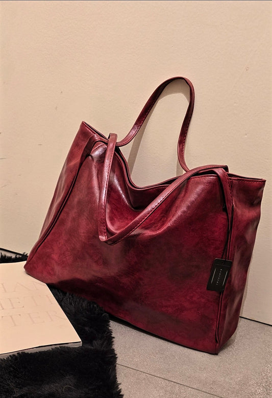 Must Have Collection : Big burgundy bag - Kamuxury