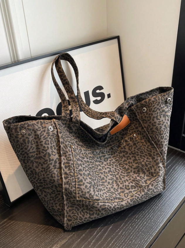Leopardo Collection : Spacious bag (several color) - Kamuxury