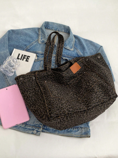 Leopardo Collection : Spacious bag (several color) - Kamuxury