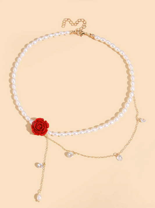 NEW COLLECTION : Born to Die necklace with flower pendant - Kamuxury
