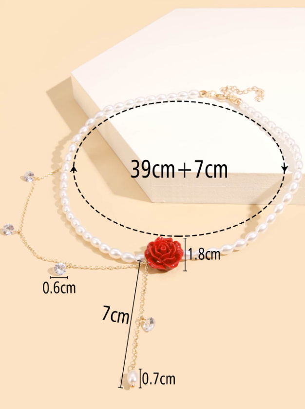 NEW COLLECTION : Born to Die necklace with flower pendant - Kamuxury