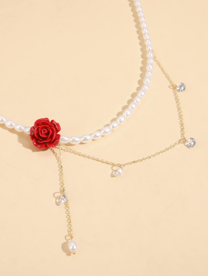 NEW COLLECTION : Born to Die necklace with flower pendant - Kamuxury