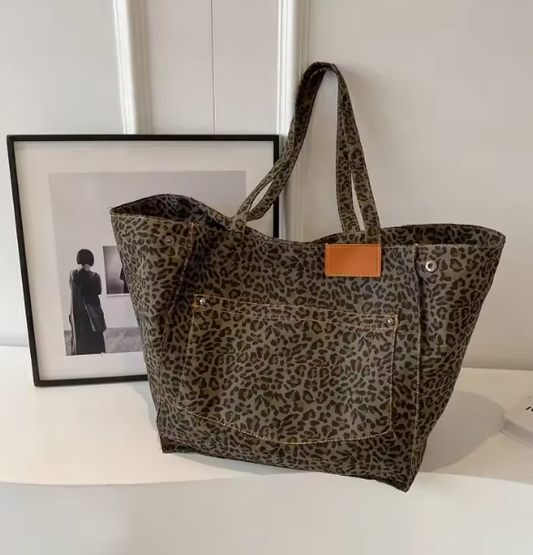 Leopardo Collection : Spacious bag (several color) - Kamuxury