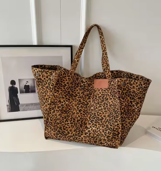 Leopardo Collection : Spacious bag (several color) - Kamuxury