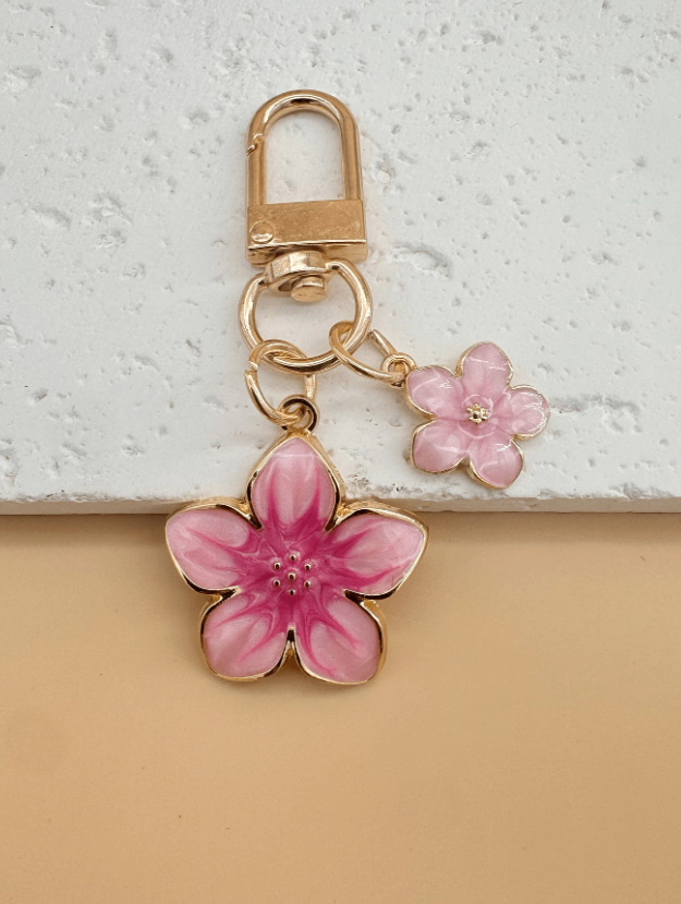 The flower cult : Beautiful charm with two flowers (several colors) - Kamuxury