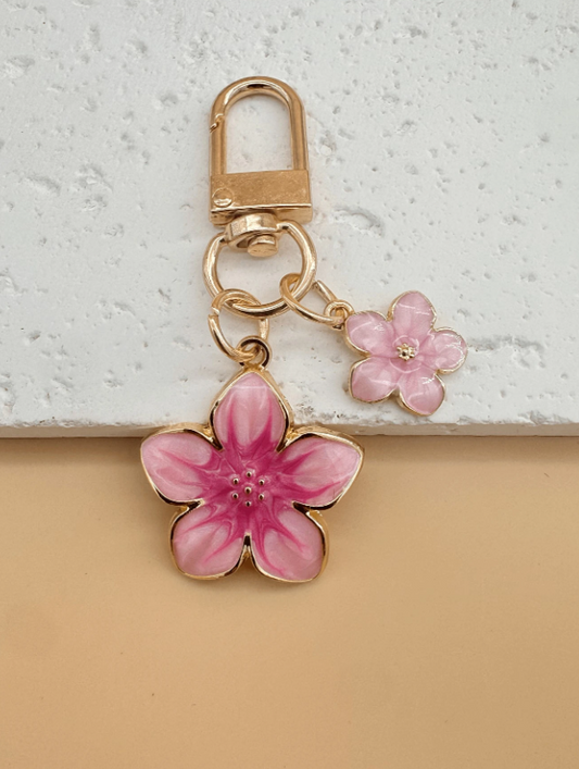 The flower cult : Beautiful charm with two flowers (several colors) - Kamuxury