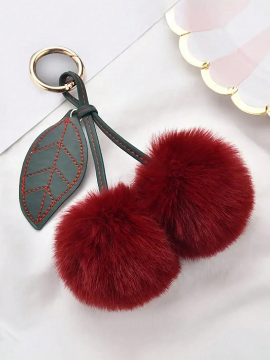 The cherry cult collection : Soft Charm with cherries and their leafs - Kamuxury