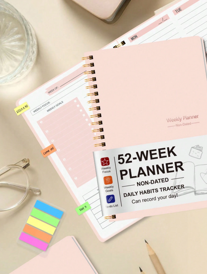 Planner 52 weeks (several colors) - Kamuxury