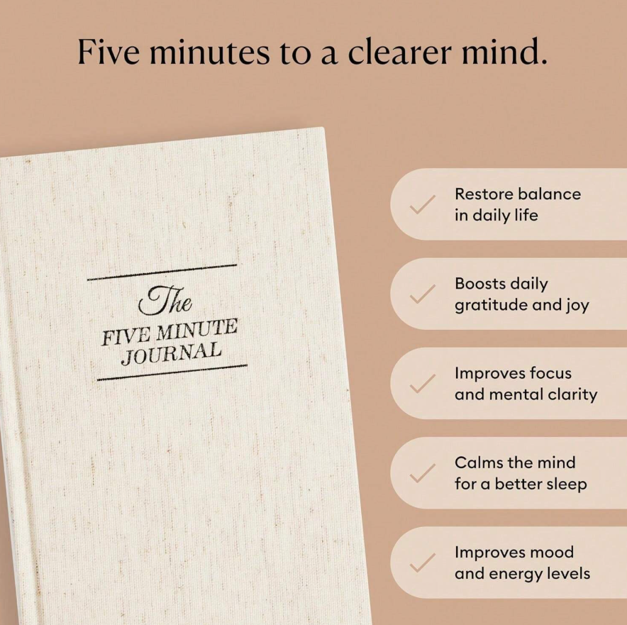 Five minutes journal (several colors) - Kamuxury