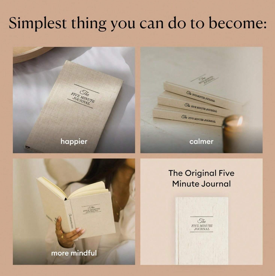 Five minutes journal (several colors) - Kamuxury