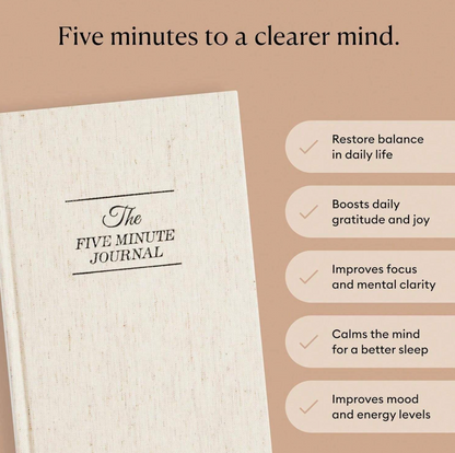Five minutes journal (several colors) - Kamuxury