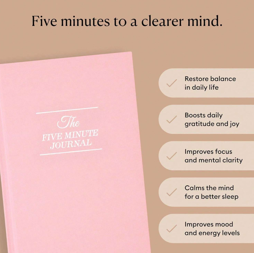 Five minutes journal (several colors) - Kamuxury