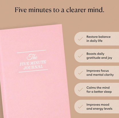Five minutes journal (several colors) - Kamuxury