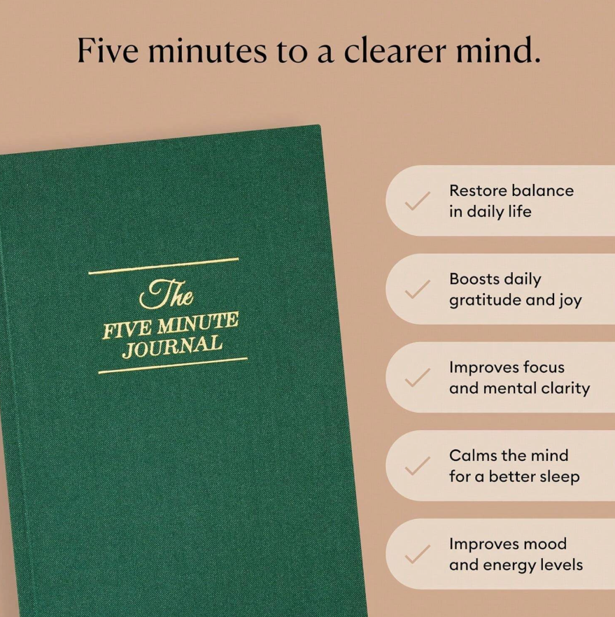 Five minutes journal (several colors) - Kamuxury