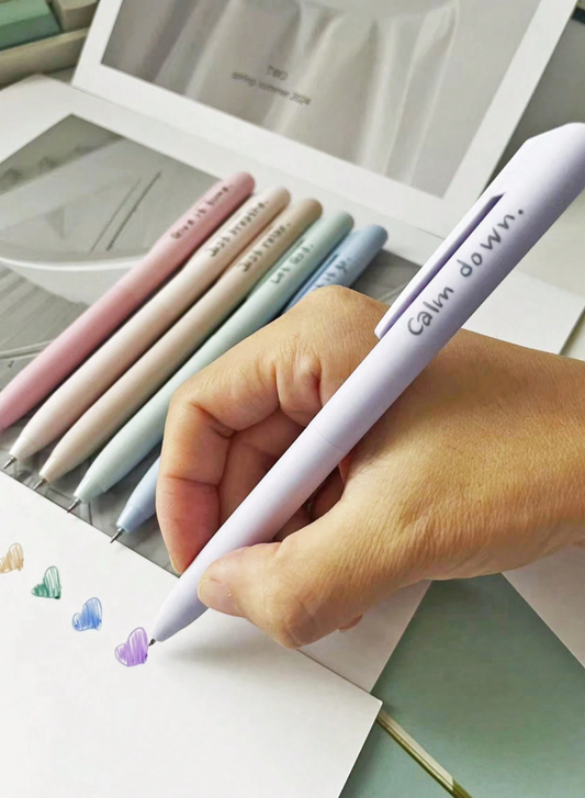 6 pieces gel ink with motivation - Kamuxury