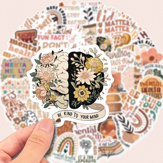 50 affirmation Stickers - Kamuxury