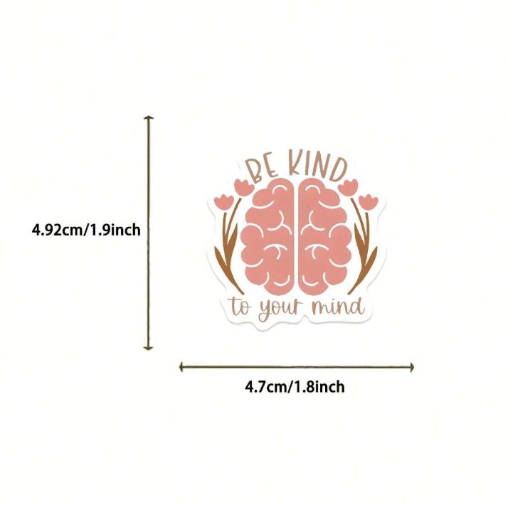 50 affirmation Stickers - Kamuxury
