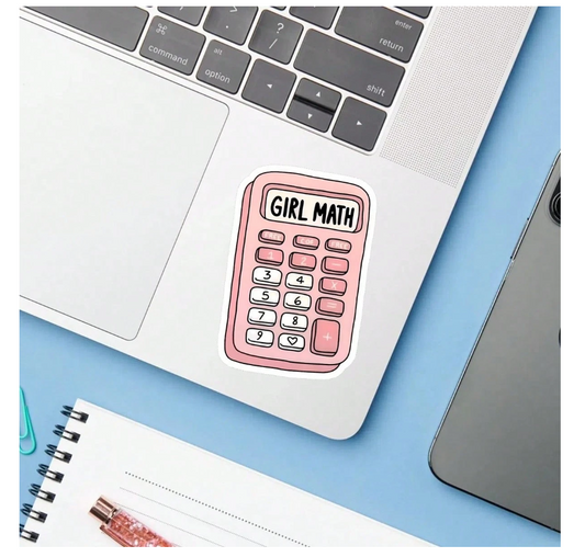 Girl math sticker (1pc) - Kamuxury