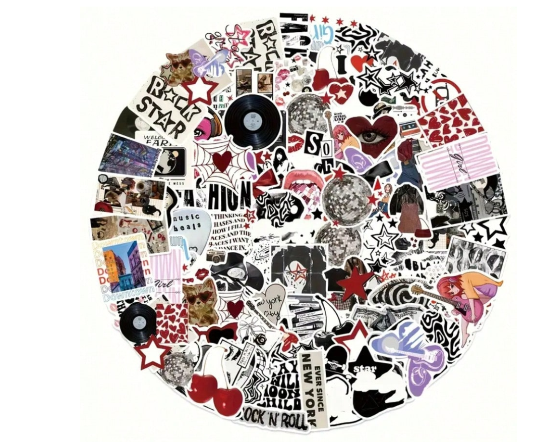Y2K Punk stickers (100 pcs) - Kamuxury