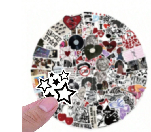 Y2K Punk stickers (100 pcs) - Kamuxury