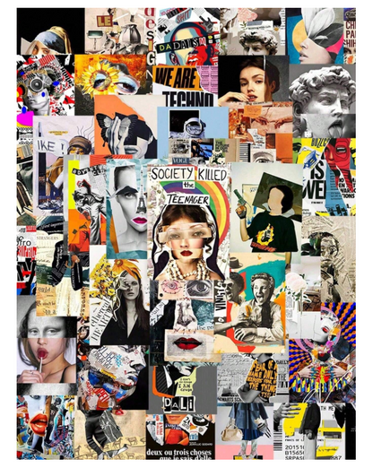 Artistic vintage Stickers (50pcs) - Kamuxury