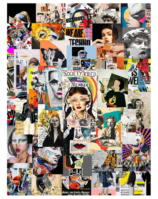 Artistic vintage Stickers (50pcs) - Kamuxury