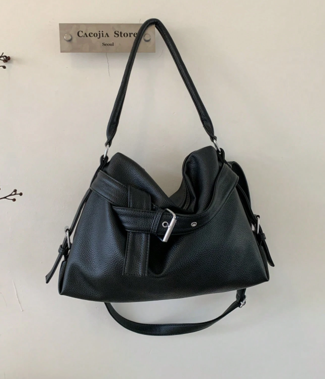 Lana bag - black bag - Kamuxury