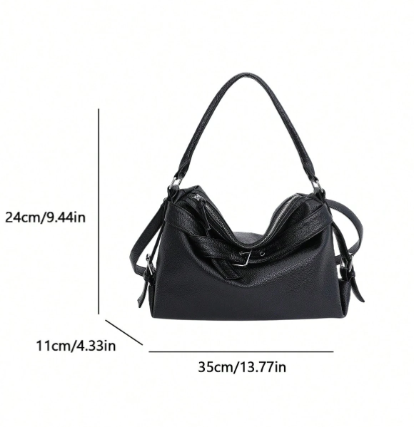 Lana bag - black bag - Kamuxury