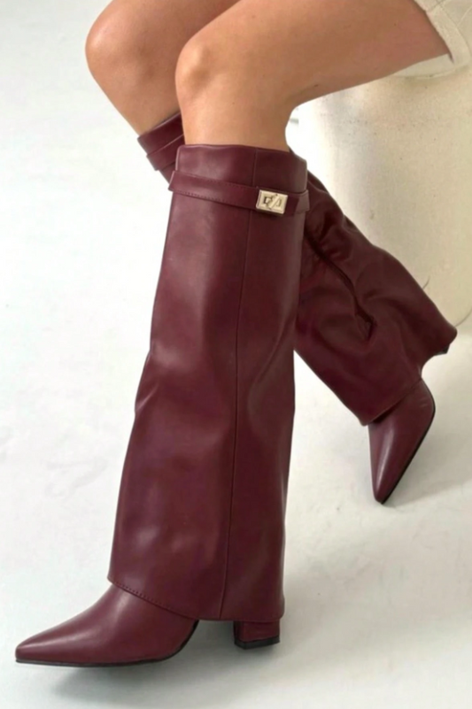 Leather Boots - Kamuxury