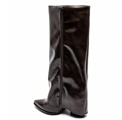 Leather lace Boots (several colors) - Kamuxury