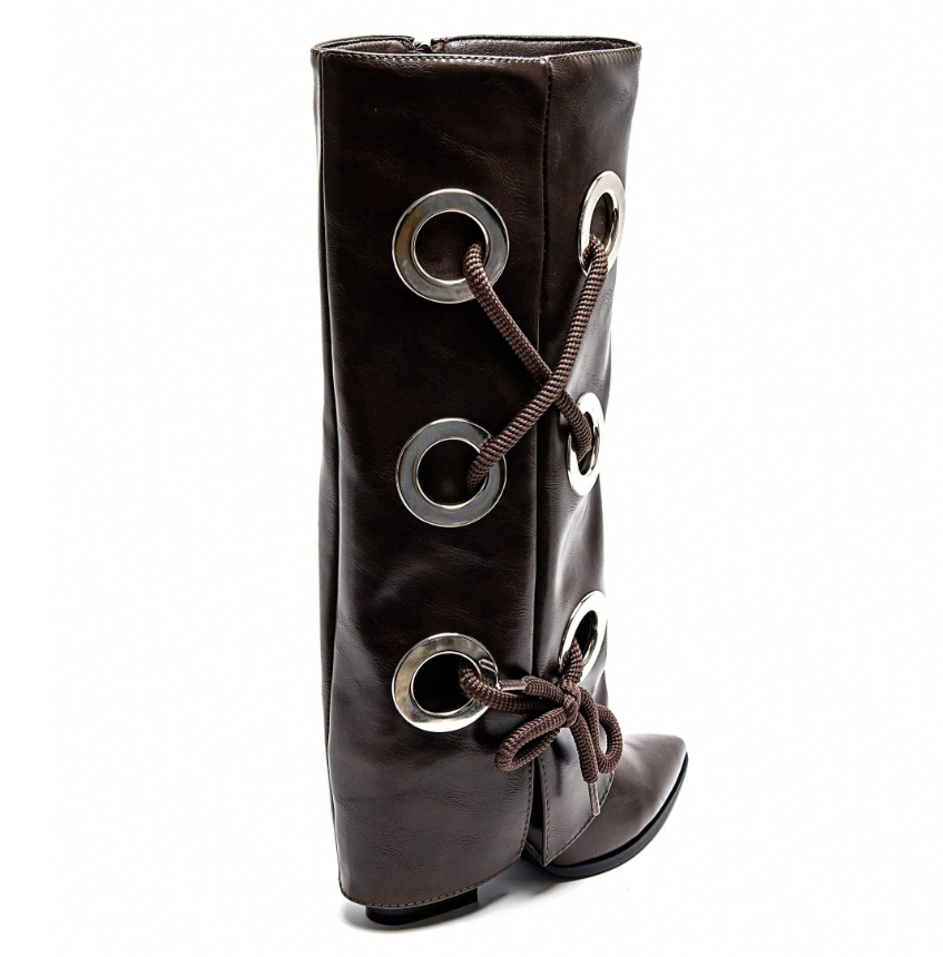 Leather lace Boots (several colors) - Kamuxury