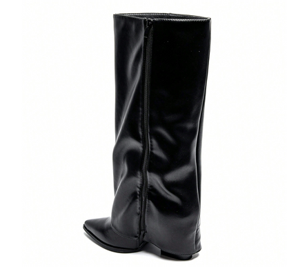 Leather lace Boots (several colors) - Kamuxury