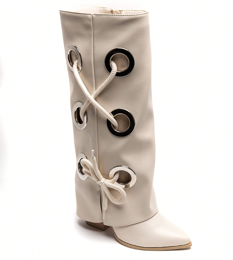 Leather lace Boots (several colors) - Kamuxury