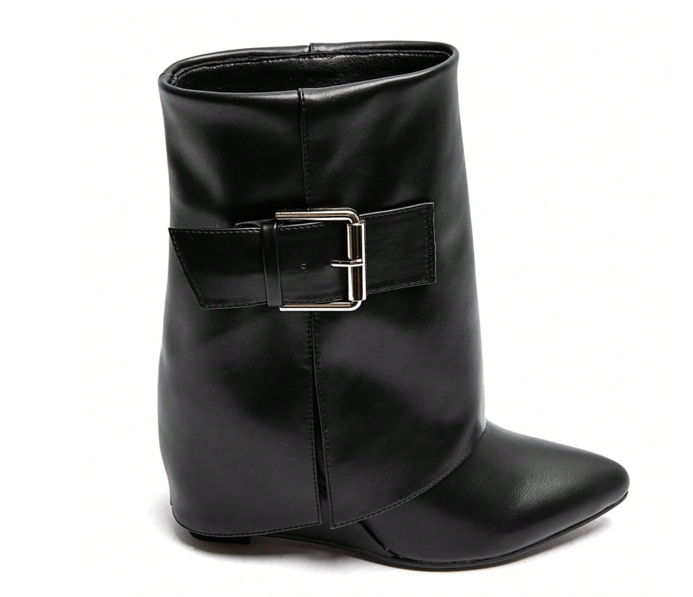 Black Vintage short boots - Kamuxury