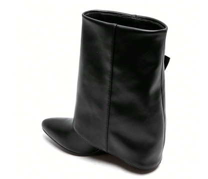 Black Vintage short boots - Kamuxury