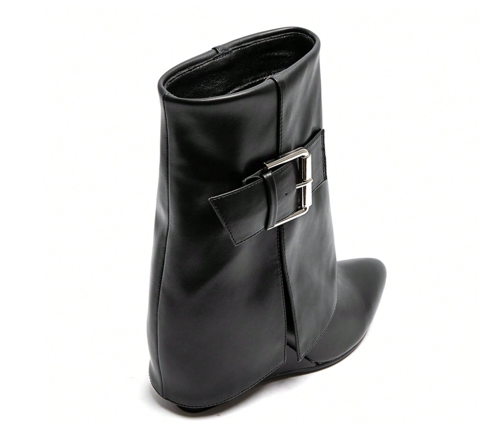 Black Vintage short boots - Kamuxury