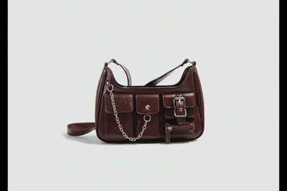 Bad Girl Dark burgundy crossbody handbag