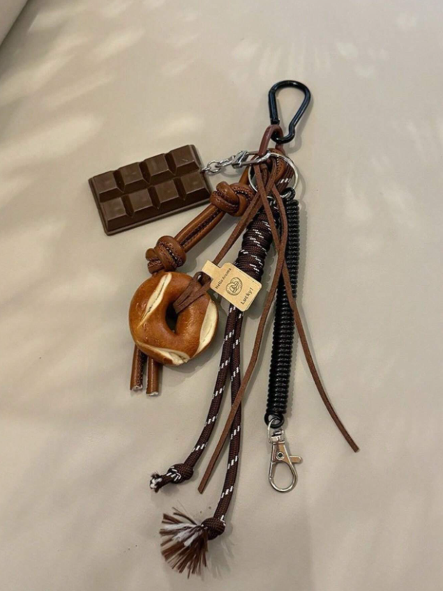 Bagel & Chocolate Keychain