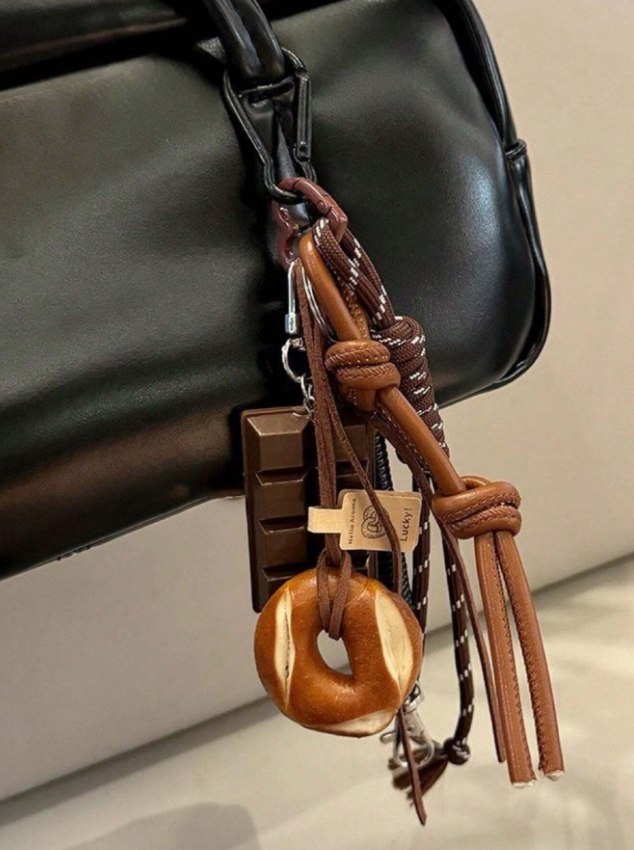 Bagel & Chocolate Keychain