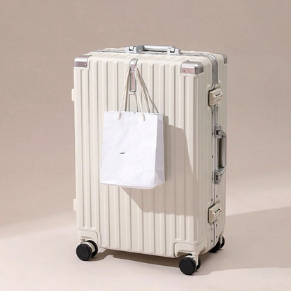 Beige Suitcase + bag for travel (two size) - Kamuxury