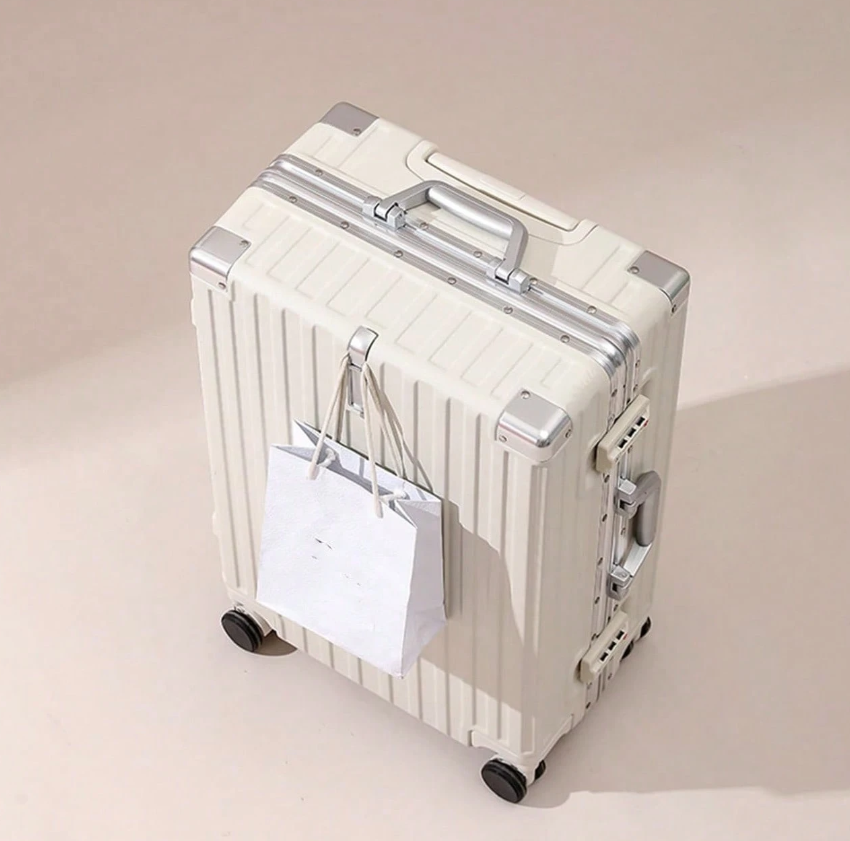 Beige Suitcase + bag for travel (two size) - Kamuxury