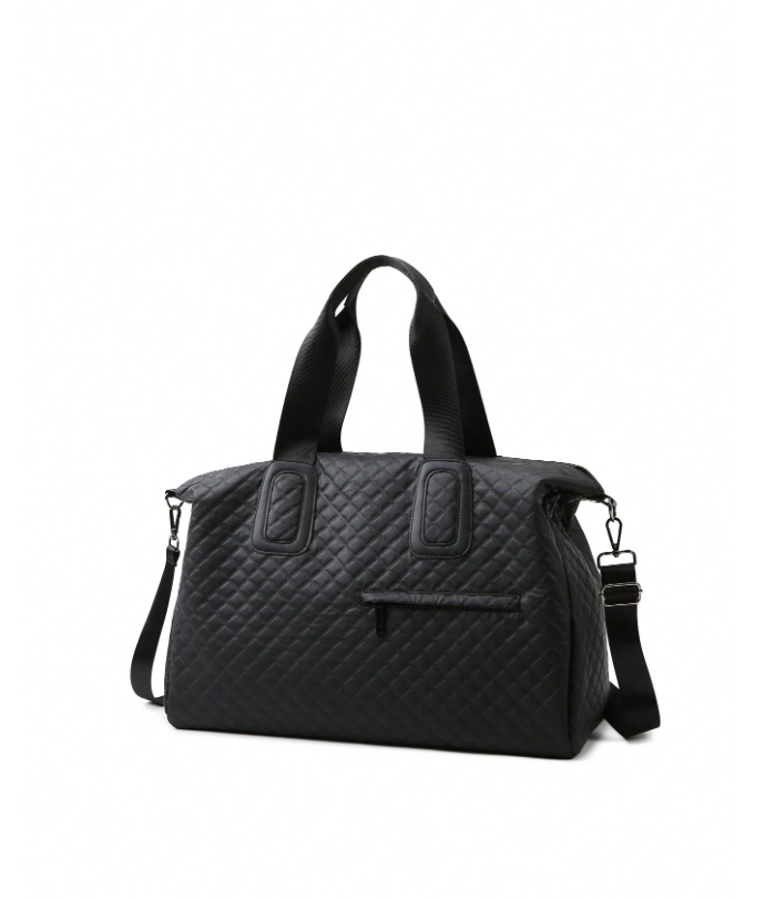 Hugo Oversized black bag for travel - Kamuxury