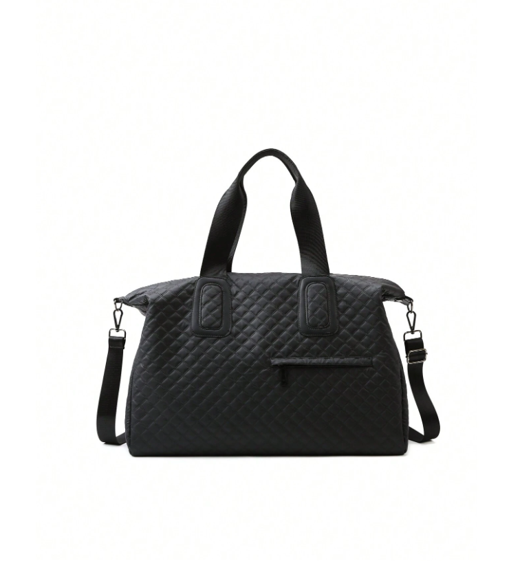 Hugo Oversized black bag for travel - Kamuxury