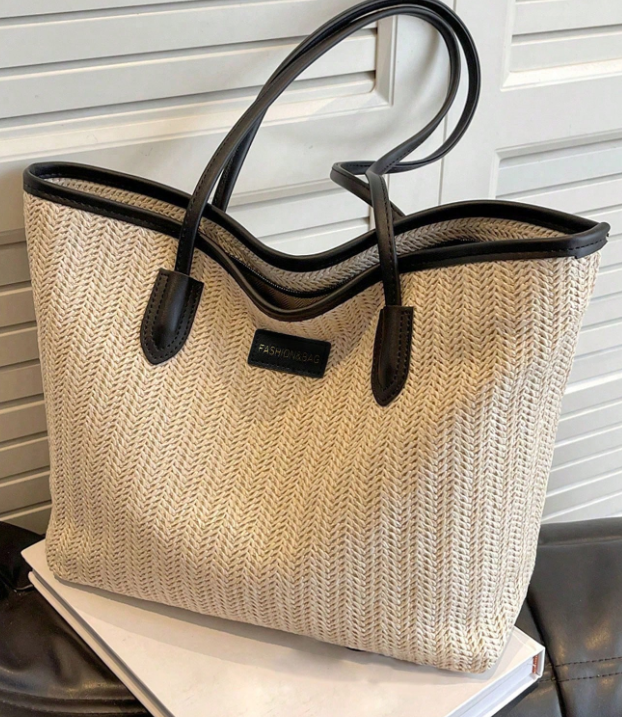 Santorini beach bag